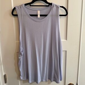 Athleta Light Purple Muscle Tee